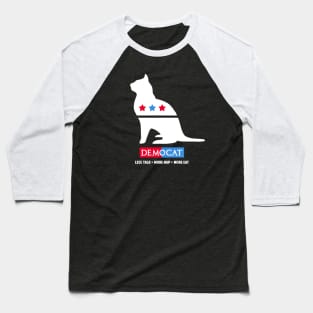 Demo Cat - Funny Election T-Shirt Baseball T-Shirt